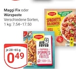Fix Angebote von Maggi bei GLOBUS Nettetal für 0,49 €