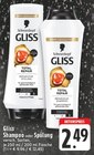 Gliss Shampoo oder Spülung Angebote von Schwarzkopf bei EDEKA Monheim für 2,49 €