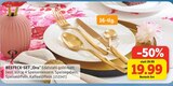 BESTECK-SET „Oro“ im Angebot bei Sconto SB in Rostock BESTECK-SET „Oro“ Angebote von Peill + Putzler bei Sconto SB Rostock für 19,99 €