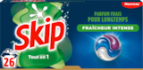 LESSIVE CAPSULES 3 EN 1 FRAICHEUR INTENSE SKIP - SKIP - Auchan Hypermarché à Le Havre LESSIVE CAPSULES 3 EN 1 FRAICHEUR INTENSE SKIP - SKIP en promo chez Auchan Hypermarché Le Havre à 12,16 €
