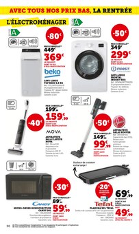 Promo Aspirateur dans le catalogue Hyper U du moment à la page 30