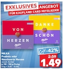 Pralinés oder Hauchzarte Herzen Angebote von Milka bei Kaufland Siegen für 1,49 €