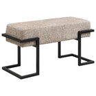 SITZBANK 80/42/33 cm Webstoff Schwarz, Beige von Novel für 64,90 € bei XXXLutz im Angebot SITZBANK 80/42/33 cm Webstoff Schwarz, Beige von Novel im aktuellen XXXLutz Prospekt