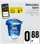 Joghurt von Weihenstephan im aktuellen EDEKA Prospekt für 0,88 €