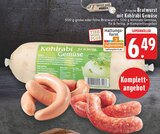 Aktuelles Frische Bratwurst mit Kohlrabi Gemüse Angebot bei E center in Recklinghausen ab 6,49 €