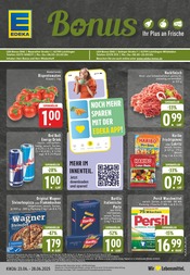 Aktueller EDEKA Supermarkt Prospekt in Burscheid und Umgebung, "Aktuelle Angebote" mit 24 Seiten, 23.06.2025 - 28.06.2025