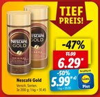 Nescafé Gold im Lidl Prospekt Nescafé Gold im aktuellen Lidl Prospekt für 5,99 €