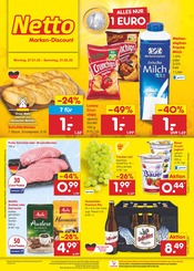 Aktueller Netto Marken-Discount Prospekt mit Bier, "Aktuelle Angebote", Seite 1