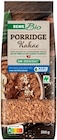 Porridge Kakao oder Porridge Beere von REWE Bio im aktuellen REWE Prospekt