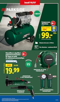 Promotion Accessoires Compresseur dans le prospectus Lidl, valable du 10/07/2025 au 14/07/2025 Promo Accessoires Compresseur dans le catalogue Lidl du moment à la page 11