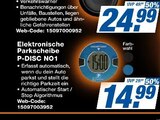 Elektronische Parkscheibe P-DISC NO1 im Angebot bei expert in Bergkamen Elektronische Parkscheibe P-DISC NO1 Angebote bei expert Bergkamen für 14,99 €