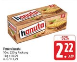 EDEKA Zschorlau - hanuta Angebot im Prospekt hanuta bei EDEKA im Zschorlau Prospekt für 2,22 €