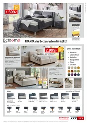 Aktueller XXXLutz Möbelhäuser Prospekt mit Bett, "Beldomo Spezial", Seite 9