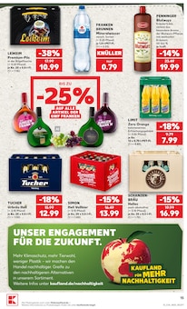 Mineralwasser im Kaufland Prospekt "Hier bin ich richtig" mit 63 Seiten (Nürnberg)