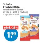 Fruchtwaffeln im Angebot bei V-Markt in Regensburg Fruchtwaffeln Angebote von Schulte bei V-Markt Regensburg für 1,99 €