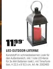 LED-OUTDOOR-LATERNE im Angebot bei OBI in Seevetal LED-OUTDOOR-LATERNE Angebote bei OBI Seevetal für 11,99 €
