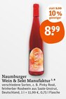 Wein & Sekt Manufaktur Angebote von Naumburger bei tegut Mühlhausen für 8,99 €