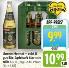 Aktuelle Äpfel Angebote bei E center in Freiburg (Breisgau) Aktuelles Bio-Apfelsaft klar Angebot bei E center in Freiburg (Breisgau) ab 9,99 €