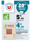 Saumon fume bio - U dans le catalogue U Express