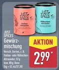 Italian Allrounder Angebote von Just Spices bei ALDI Nord Hemer für 2,99 €