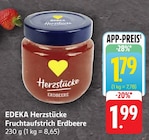Herzstücke Fruchtaufstrich Erdbeere Angebote von EDEKA bei EDEKA Waiblingen für 1,79 €