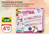 Diamond Art Snap Armbänder im Angebot bei GLOBUS in Hof Diamond Art Snap Armbänder Angebote von LENA bei GLOBUS Hof für 4,99 €