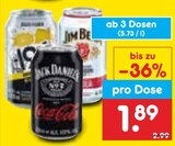 Aktuelle Jack Daniels Angebote bei Netto Marken-Discount in Rheda-Wiedenbrück Aktuelles Ready to Drink Angebot bei Netto Marken-Discount in Rheda-Wiedenbrück ab 1,89 €