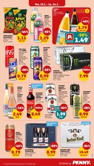 Cola im aktuellen Penny Prospekt (Potsdam) Cola im Penny Prospekt "Wer günstig will, muss Penny." mit 42 Seiten (Potsdam)
