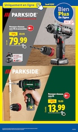 Promotion Perceuse dans le prospectus Lidl, valable du 14/07/2025 au 17/07/2025 Promo Perceuse dans le catalogue Lidl du moment à la page 45