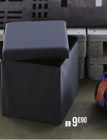 Pouf piable - Géant Casino à Marseille Pouf piable en promo chez Géant Casino Marseille à 9,90 €