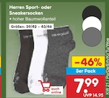 Herren Sport- oder Sneakersocken im Netto Marken-Discount Prospekt Herren Sport- oder Sneakersocken von im aktuellen Netto Marken-Discount Prospekt für 7,99 €