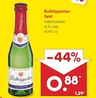 Sekt Angebote von Rotkäppchen bei Netto Marken-Discount Flensburg für 0,88 €