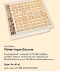 Wörter legen Educate von Small Foot für 14,99 € bei Thalia im Angebot Wörter legen Educate von Small Foot im aktuellen Thalia Prospekt