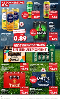 Krombacher im Kaufland Prospekt "Hier bin ich richtig" mit 50 Seiten (Ravensburg)