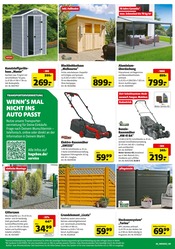 Rasenmäher im C. J. Wigger KG hagebaumarkt Prospekt in Neumünster Aktueller C. J. Wigger KG hagebaumarkt Prospekt mit Rasenmäher, "SO günstig geht das!", Seite 6