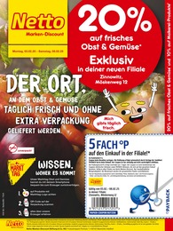 Der aktuelle Netto Marken-Discount Prospekt 20% auf frisches Obst & Gemüse