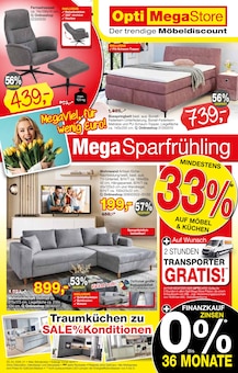 Opti-Megastore Prospekt Mega Sparfrühling mit 12 Seiten