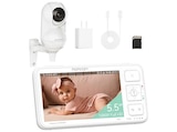 BM014-WH94BA-A, 5.5 Zoll Video-Babyphone von MOMCOZY im aktuellen MediaMarkt Saturn Prospekt für 179,00 €
