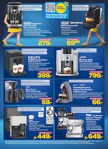 Kaffeevollautomat Angebot im EURONICS Prospekt, gültig von 11.06.2025 bis 22.06.2025 Kaffeevollautomat Angebot im aktuellen EURONICS Prospekt auf Seite 9