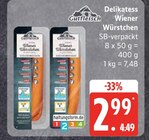 Aktuelles Delikatess Wiener Würstchen Angebot bei E neukauf in Hamburg ab 2,99 €