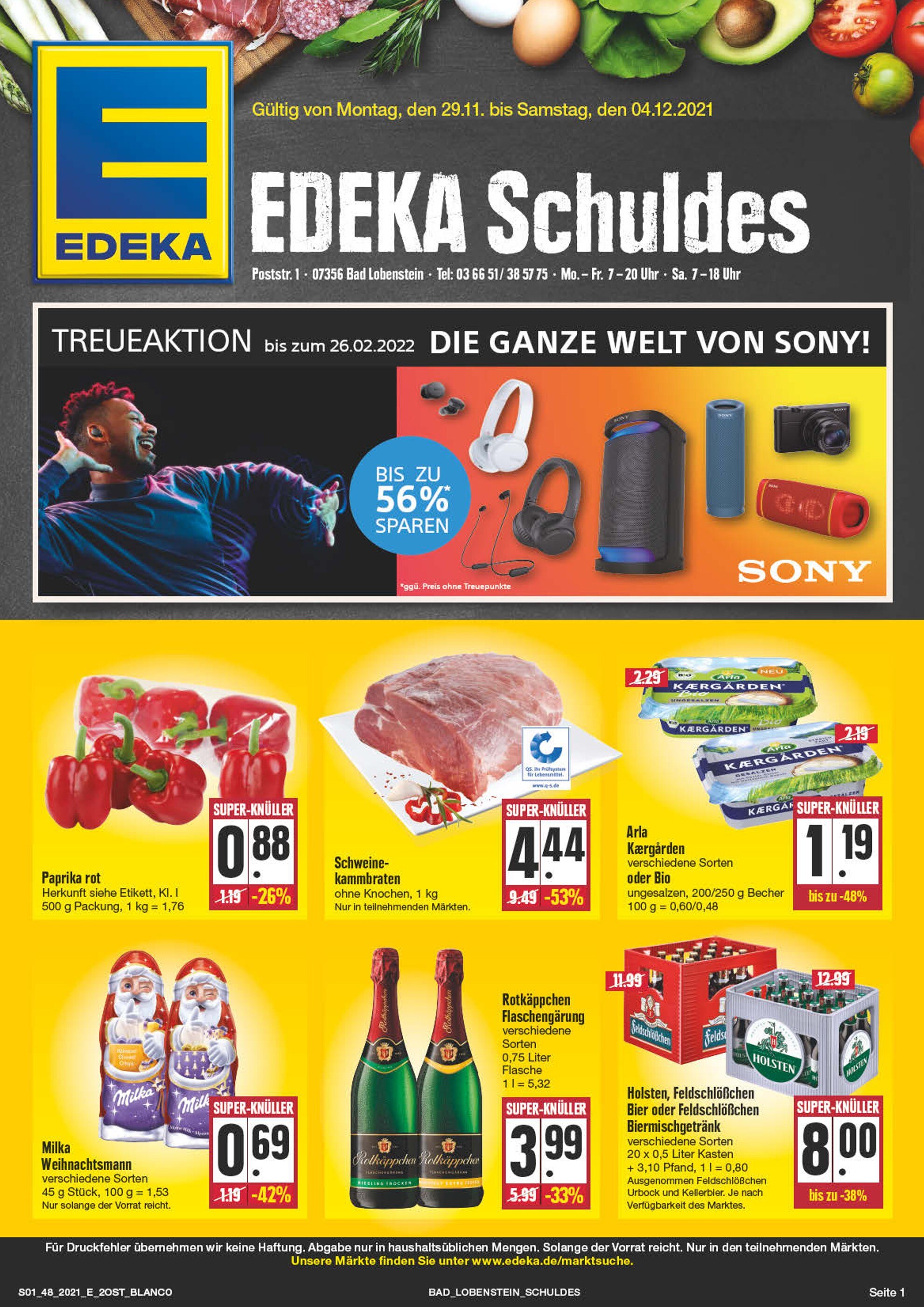 EDEKA Prospekt für Neumühle mit 28 Seiten EDEKA Prospekt für Neumühle: "Aktuelle Angebote", 28 Seiten, 29.11.2021 - 04.12.2021