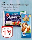 Aktuelles Zottarella Rolle Angebot bei GLOBUS in Duisburg ab 1,99 €