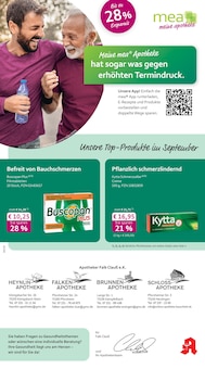 Aktueller mea - meine apotheke Prospekt "Unsere September-Angebote" Seite 1 von 4 Seiten für Bretten