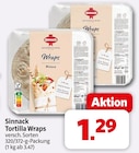 Tortilla Wraps bei nah&frisch im Marsberg Prospekt für 1,29 €