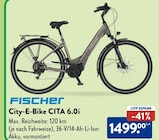 City-E-Bike CITA 6.0i von FISCHER im aktuellen ALDI Nord Prospekt für 1.499,00 €