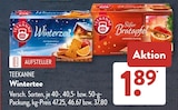 Winterzeit Angebote von Teekanne bei ALDI SÜD Ulm für 1,89 €