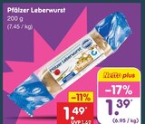 Pfälzer Leberwurst bei Netto Marken-Discount im Prospekt "" für 1,39 €