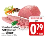 Schweine-Schnitzel im Angebot bei EDEKA in Landshut Schweine-Schnitzel Angebote bei EDEKA Landshut für 0,79 €