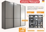 Aktuelles Schwebetürenschrank Angebot bei Opti-Wohnwelt in Bremerhaven ab 1.159,00 €