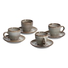 Zeller Espresso-Set taupe Keramik Angebote bei POCO Osnabrück für 14,99 €